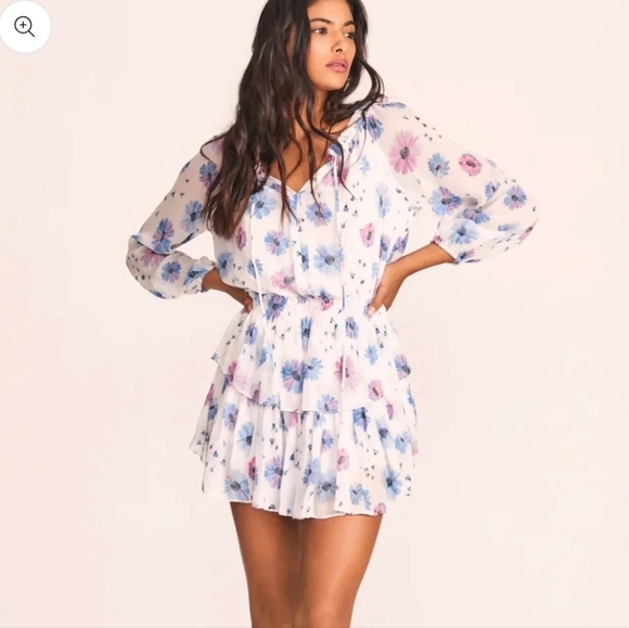 LoveShackFancy Dresses & Skirts - LoveShackFancy women's floral mini dress size large